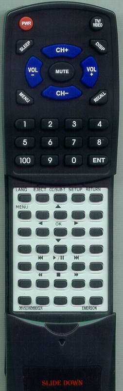 EMERSON RT06VSDW36B002X Replacement Remote Control