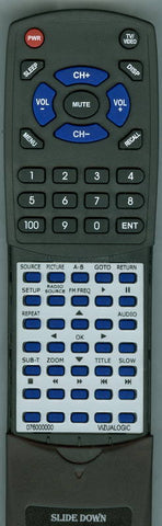 VIZUALOGIC A1290 Replacement Remote