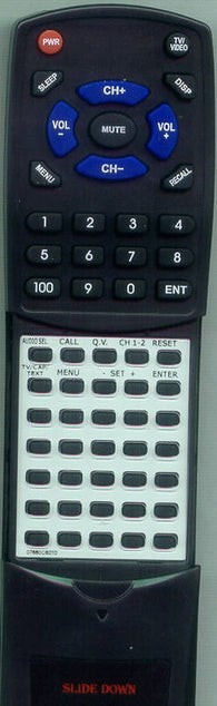ADMIRAL GOJ12395 Replacement Remote