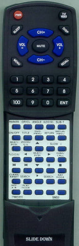 SANSUI CDVD2500 Replacement Remote