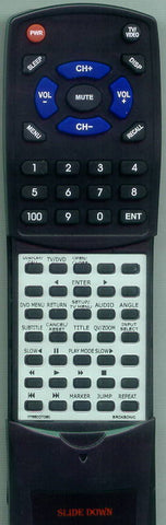 BR 07660DT080 Replacement Remote