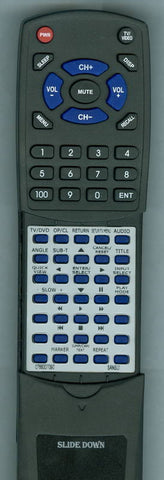 SANSUI CDVD9000 Replacement Remote