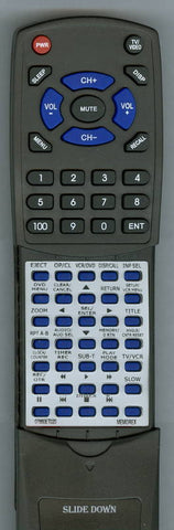 BR DVCR810B Replacement Remote