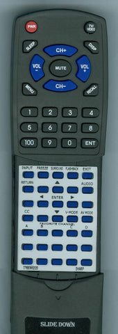 SHARP RT076B0MQ020 Replacement Remote