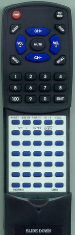 SANSUI RT076D0FM010 Replacement Remote