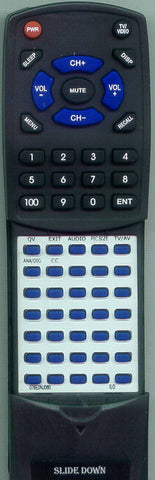 SANSUI RT076E0NJ060 Replacement Remote