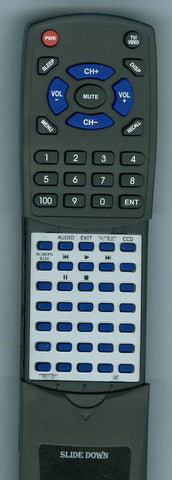 JVC 076E0TZ011 Replacement Remote