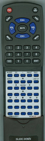 HITACHI RT076K0UV011 Replacement Remote