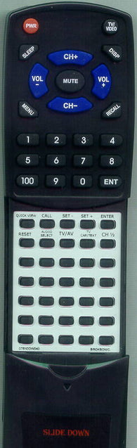 BR 076N0DW130 Replacement Remote