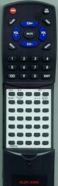 BR 076N0GT010 Replacement Remote