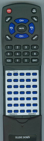 MEMOREX RT076N0JK010 Replacement Remote