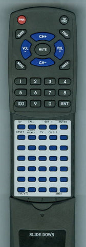 SANSUI TVS2740B Replacement Remote