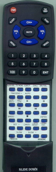 BR VAHFA6741GSTC Replacement Remote