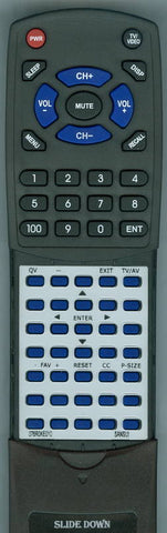 SANSUI RT076R0KE010 Replacement Remote