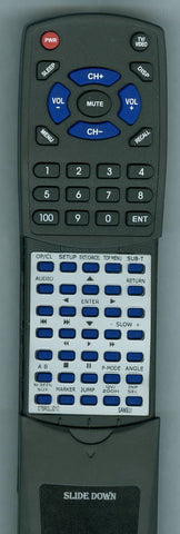 SANSUI 076R0LJ010 Replacement Remote