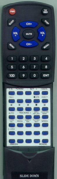 BR CTSGT8118CTTA Replacement Remote