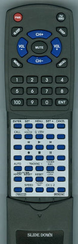 ZENITH TVBR0912Z Replacement Remote