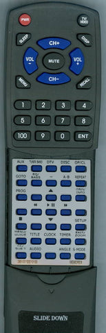 MEMOREX MVUC821 Replacement Remote