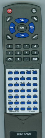 HITACHI RT098003063100 Replacement Remote