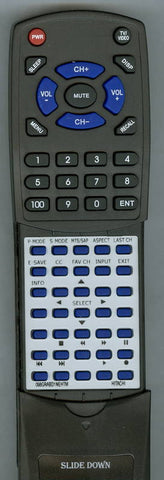 HITACHI CLU4591AV Replacement Remote
