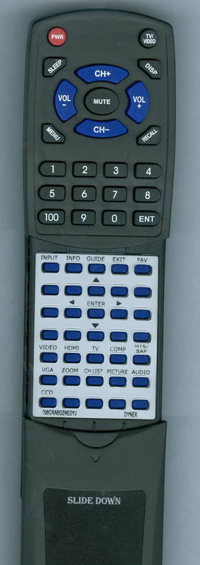 DYNEX DX-22L150A11 Replacement Remote Control - Thumbnail 2