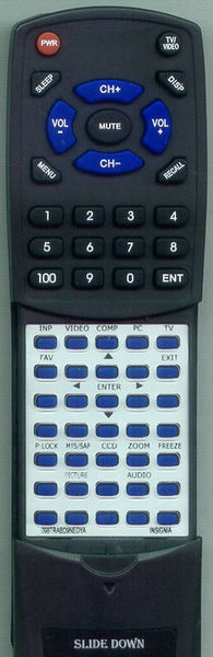 DYNEX DXLCD37 Replacement Remote