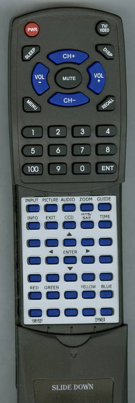 DYNEX RT1061531 Replacement Remote Control - Thumbnail 3