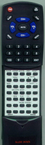 MEMOREX MVR2040F Replacement Remote
