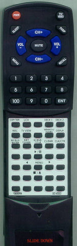 GO VIDEO RT109355RM Replacement Remote