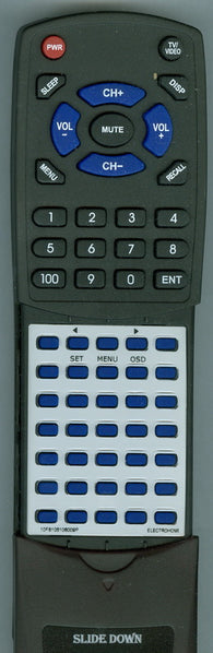 ELECTROHOME 10-F8105106009P Replacement Remote