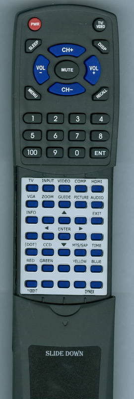 DYNEX DX-22L150A11 Replacement Remote Control