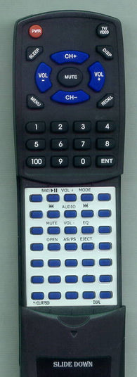 DUAL RT111DLIR7500 Replacement Remote