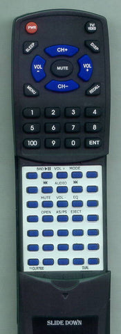 DUAL XD7500 Replacement Remote