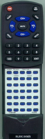 FEDDERS A6Y12F2B Replacement Remote