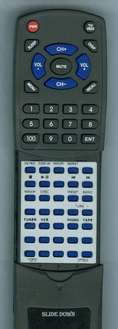OPTIMUS SYSTEM1035 Replacement Remote