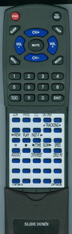 OPTIMUS RT11973815 Replacement Remote
