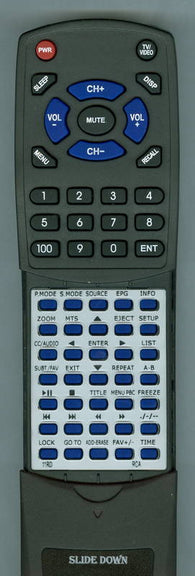 RCA LEDVD2488AC Replacement Remote