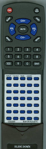 BOSTONACOUSTIC 120003610 Replacement Remote
