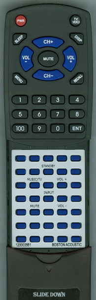 BA TVEE 26 Replacement Remote