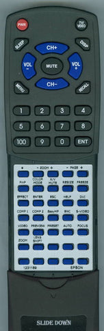 EPSON RT1231189 Replacement Remote