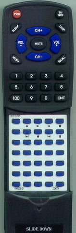 ZENITH SB2531N Replacement Remote