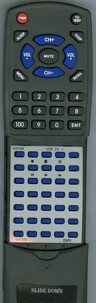 ZENITH VR2100 Replacement Remote