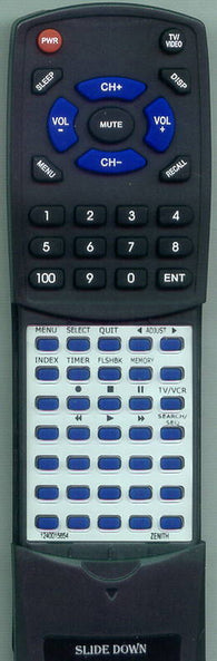 ZENITH VRJ422HF Replacement Remote