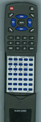 ZENITH 124-00157-30 Replacement Remote