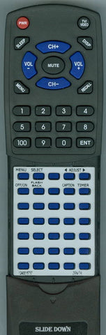 ZENITH 1240015737 Replacement Remote