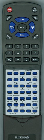 ZENITH PV4657BG Replacement Remote