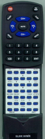 ZENITH RT1240021207 Replacement Remote