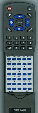 ZENITH MBR3457A Replacement Remote