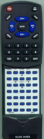 ZENITH B13A01L Replacement Remote