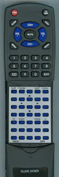ZENITH Z56Z95D8 Replacement Remote